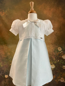 Sky Blue Basic Linen Dress