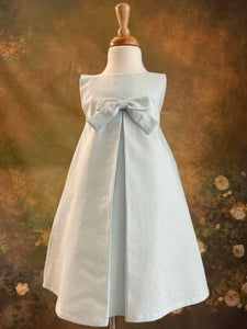 Sky Blue Basic Linen Dress