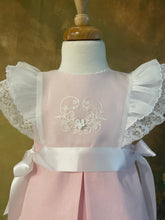 Load image into Gallery viewer, Organdy Double Ruffles Sleeves Bib H