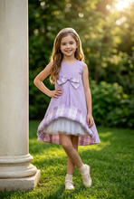 Load image into Gallery viewer, Purple Plaid/Polka Dot Reversible Dress