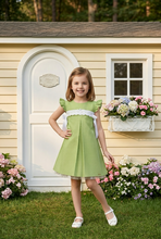 Load image into Gallery viewer, Green and Floral Reversible Cotton Basic