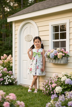 Load image into Gallery viewer, Green and Floral Reversible Cotton Basic