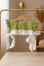 Load image into Gallery viewer, Green and Floral Reversible Cotton Basic