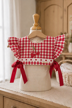Load image into Gallery viewer, Red Gingham Pant Set