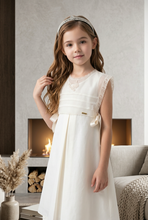 Load image into Gallery viewer, Ivory Linen Basic Dress