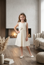 Load image into Gallery viewer, Ivory Linen Basic Dress
