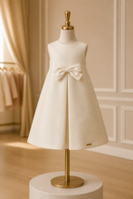 Load image into Gallery viewer, Ivory Linen Basic Dress