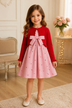 Load image into Gallery viewer, Red Ruffled Cardigan