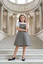 Load image into Gallery viewer, Black and White Taffeta Basic Dress