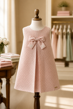 Load image into Gallery viewer, Light Pink Dotted Basic Dress
