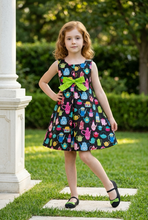 Load image into Gallery viewer, Tea Pots Cotton Basic Dress