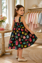 Load image into Gallery viewer, Tea Pots Cotton Basic Dress