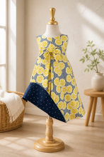 Load image into Gallery viewer, Lemons and Dots Cotton Reversible Dress