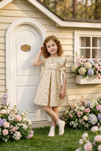 Load image into Gallery viewer, Pink Floral Dress Set