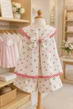 Load image into Gallery viewer, Cherry Cotton Short Set