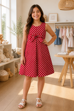 Load image into Gallery viewer, Red Dots Cotton Basic