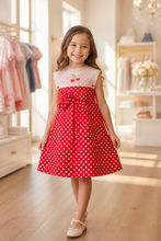 Load image into Gallery viewer, Red Dots Cotton Basic