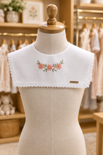 Load image into Gallery viewer, Organdy Square Embroidered Collar